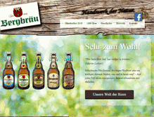 Tablet Screenshot of bergbraeu.de